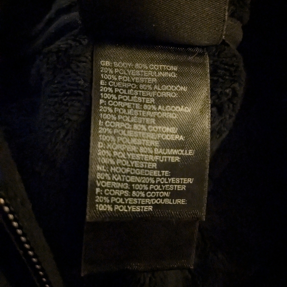 The North Face Large Black Artic Fleece‎ Lined Caroluna Jacket - Picture 10 of 11